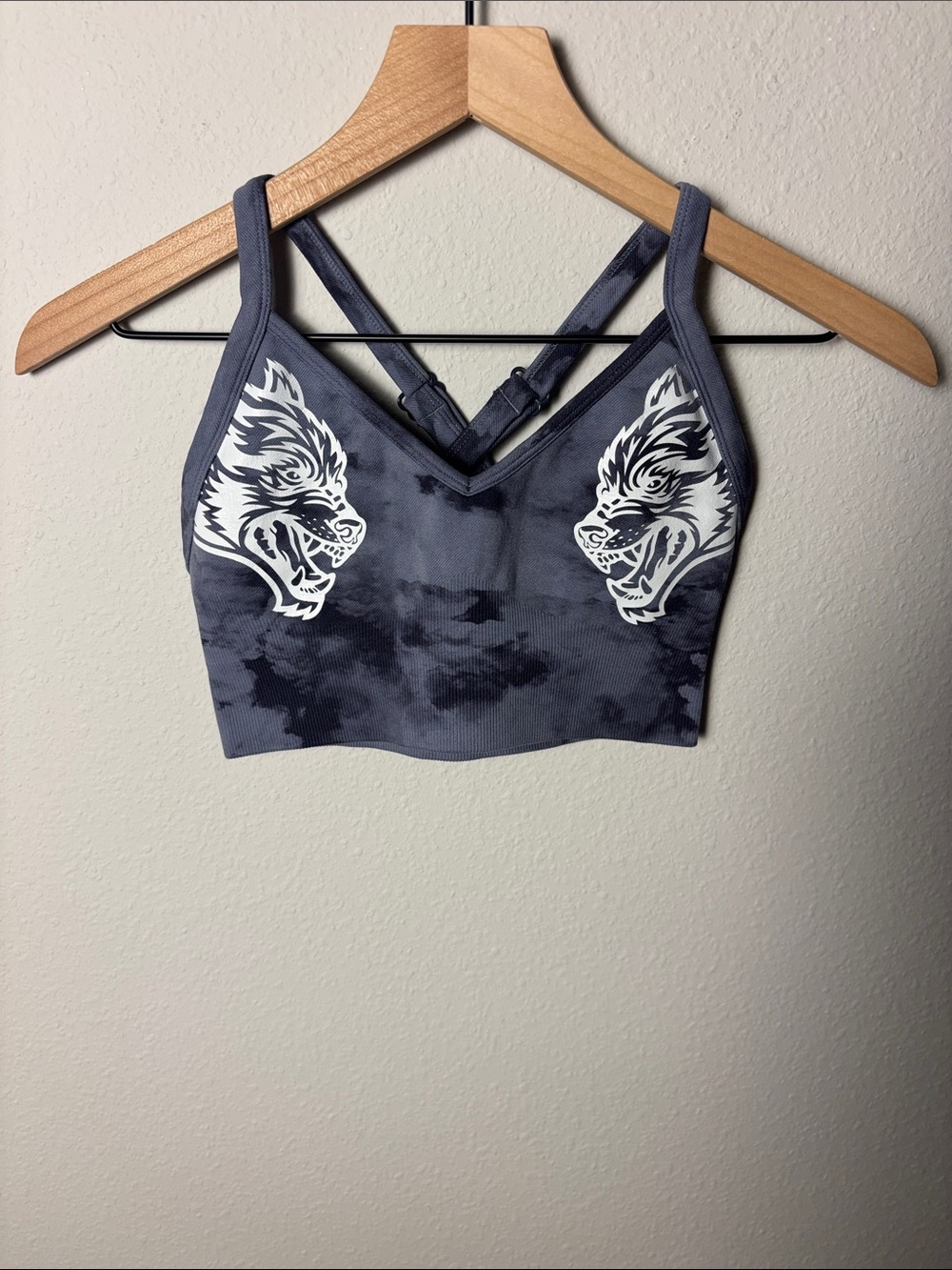 Darc Sport SHE Dual Wolf Bra Ghost Clouds Gray/Blue